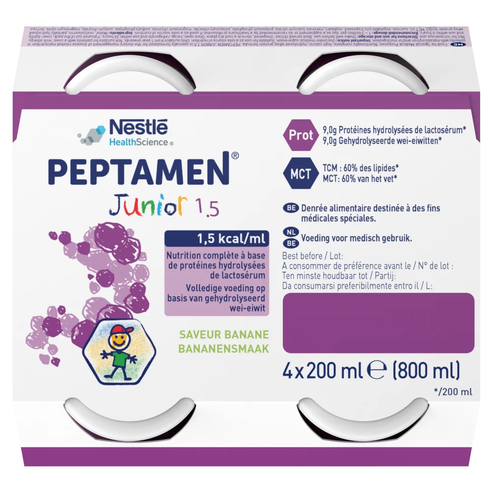 PEPTAMEN JUNIOR 1.5 Банан 6 (4x200 мл)