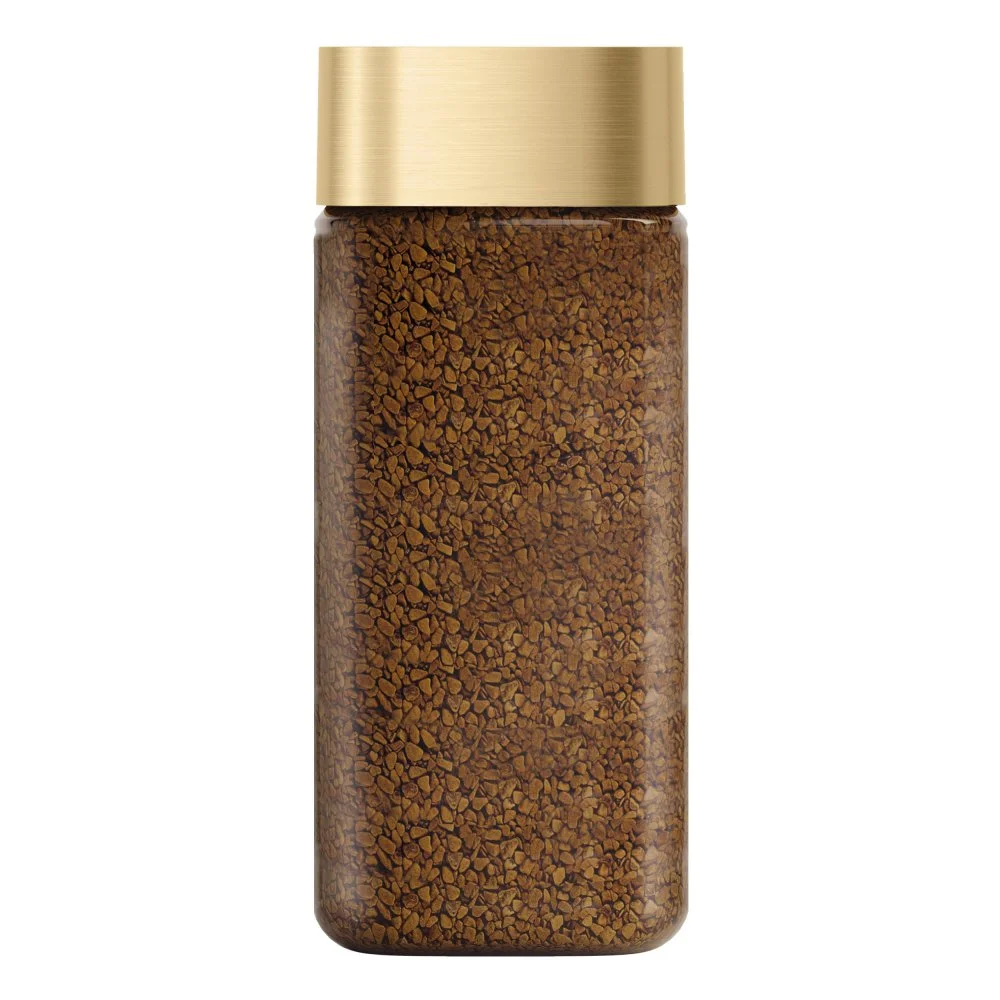 170 г. Банка. НЕСКАФÉ® Голд Арома Интенсо. Натуральный растворимый сублимированный кофе с добавлением жареного молотого кофе