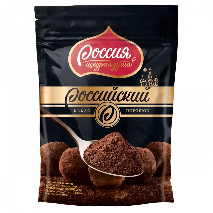 РОССИЙСКИЙ Какао порошок ГОСТ 100г