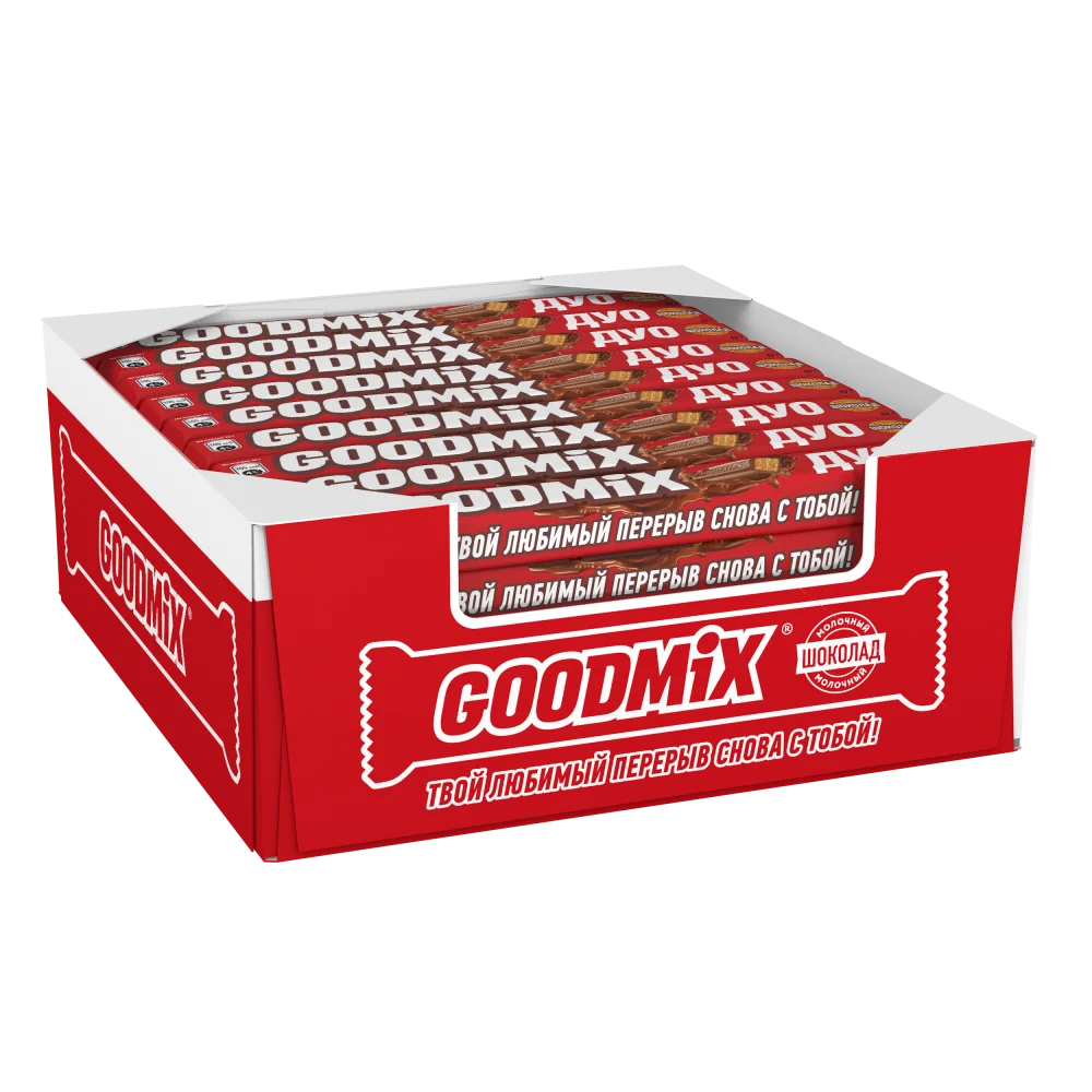 Goodmix. Original. Milk chocolate. Молочный шоколад с хрустящей вафлей.