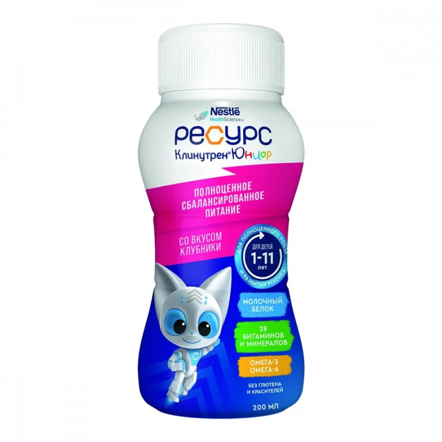 RESOURCE JR Клубника 200мл