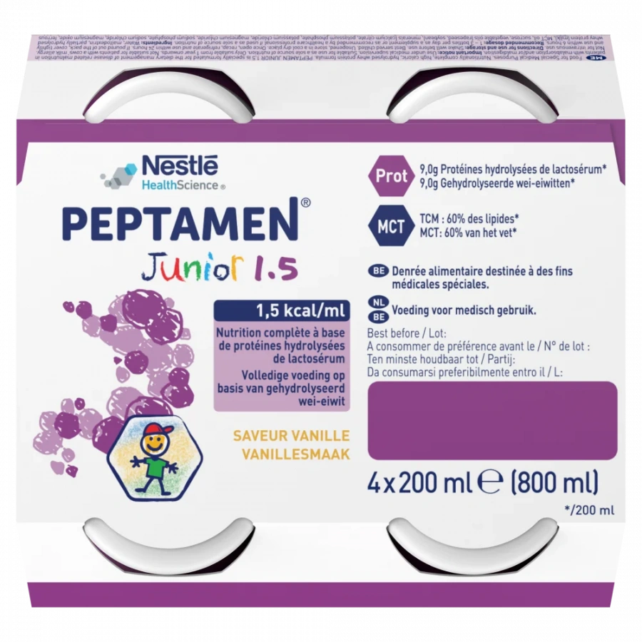 Пептамен Юниор 1.5 с ароматом ванили (4х200мл)