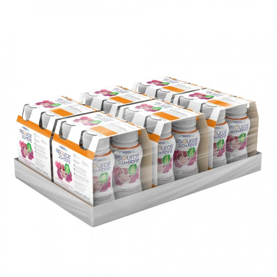 Resource® 2.0+Fibre (Ресурс 2.0+Файбер), жидкая смесь со вкусом лесных ягод, 200 мл