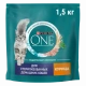 Сухой корм Purina ONE® для стерилизованных кошек и кастрированных котов, живущих в домашних условиях, с высоким содержанием курицы и цельными злаками, Пакет, 1,5 кг