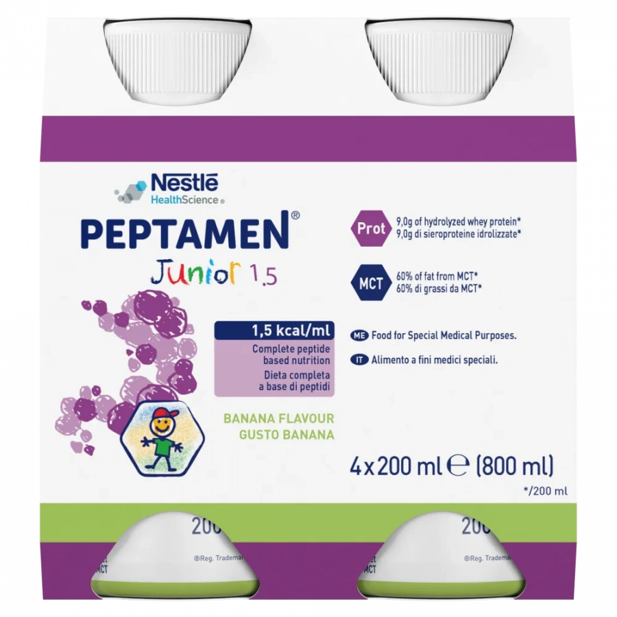 PEPTAMEN JUNIOR 1.5 Банан 6 (4x200 мл)