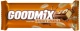 GOODMIX®. Salted Peanut taste. МИНИ. Молочный шоколад с начинкой со вкусом соленого арахиса с хрустящей вафлей, декорированный арахисом