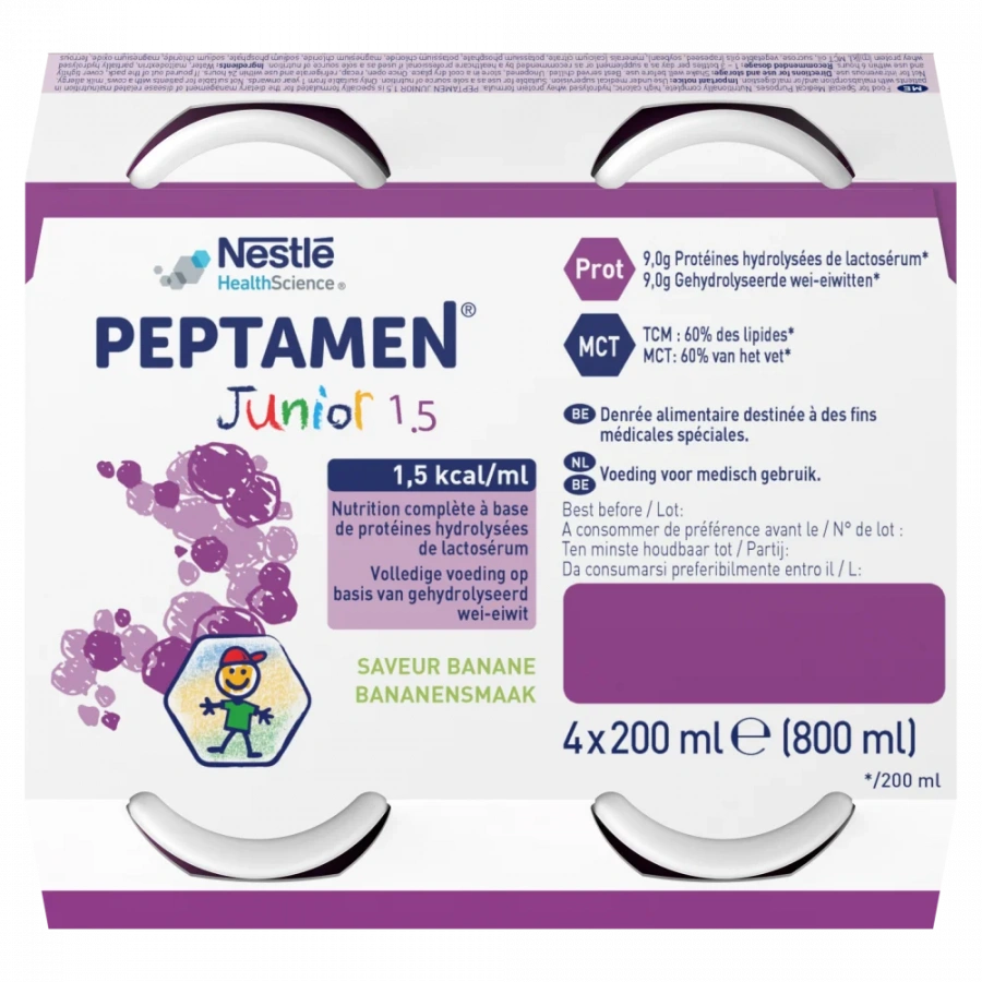 PEPTAMEN JUNIOR 1.5 Банан 6 (4x200 мл)