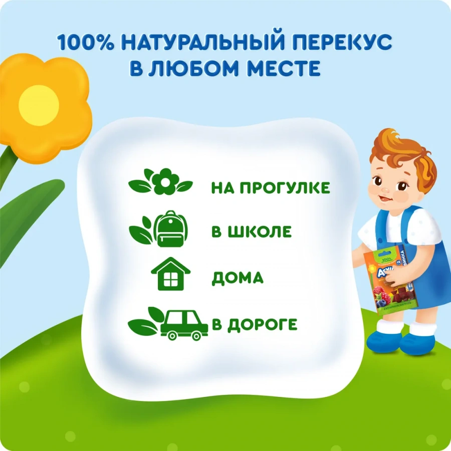 Фруктовые пастилки из яблок, черники и малины