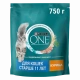 Сухой корм Purina ONE® для кошек старше 11 лет, с высоким содержанием курицы и цельными злаками, Пакет, 750 г