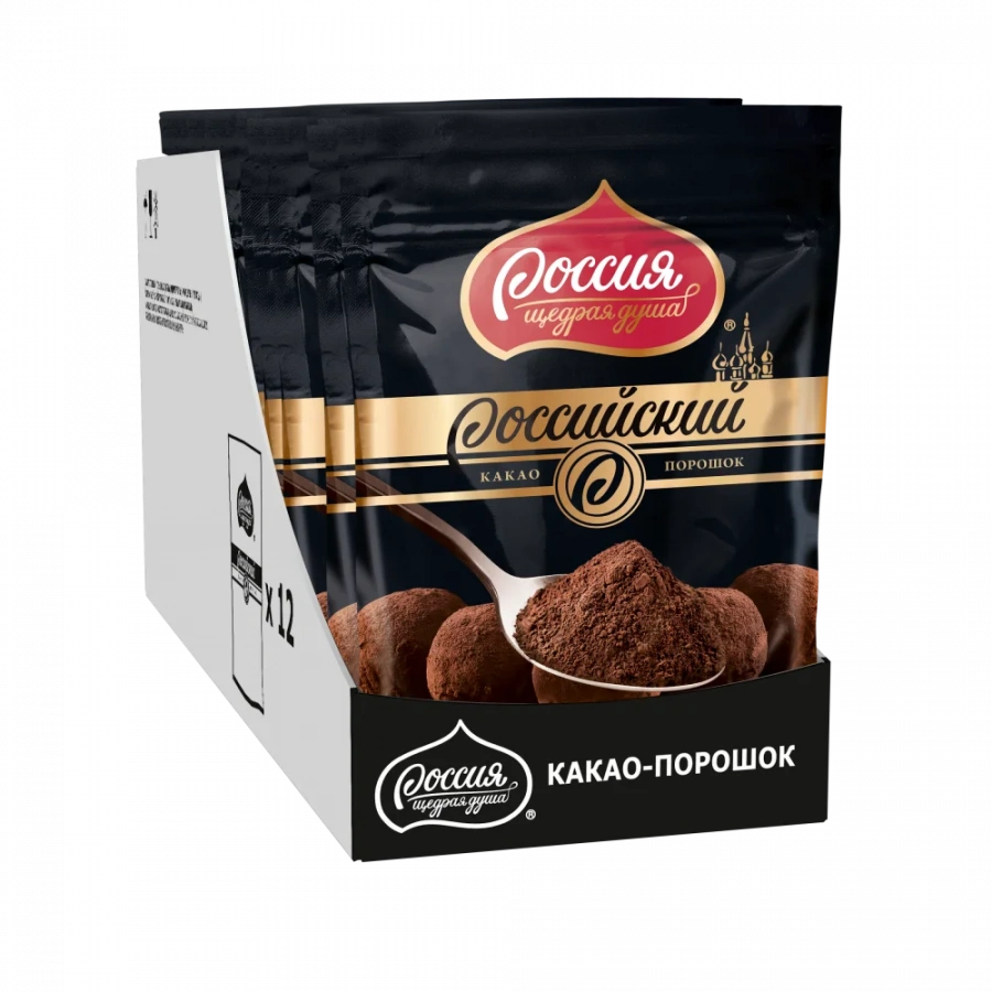 РОССИЙСКИЙ Какао порошок ГОСТ 100г