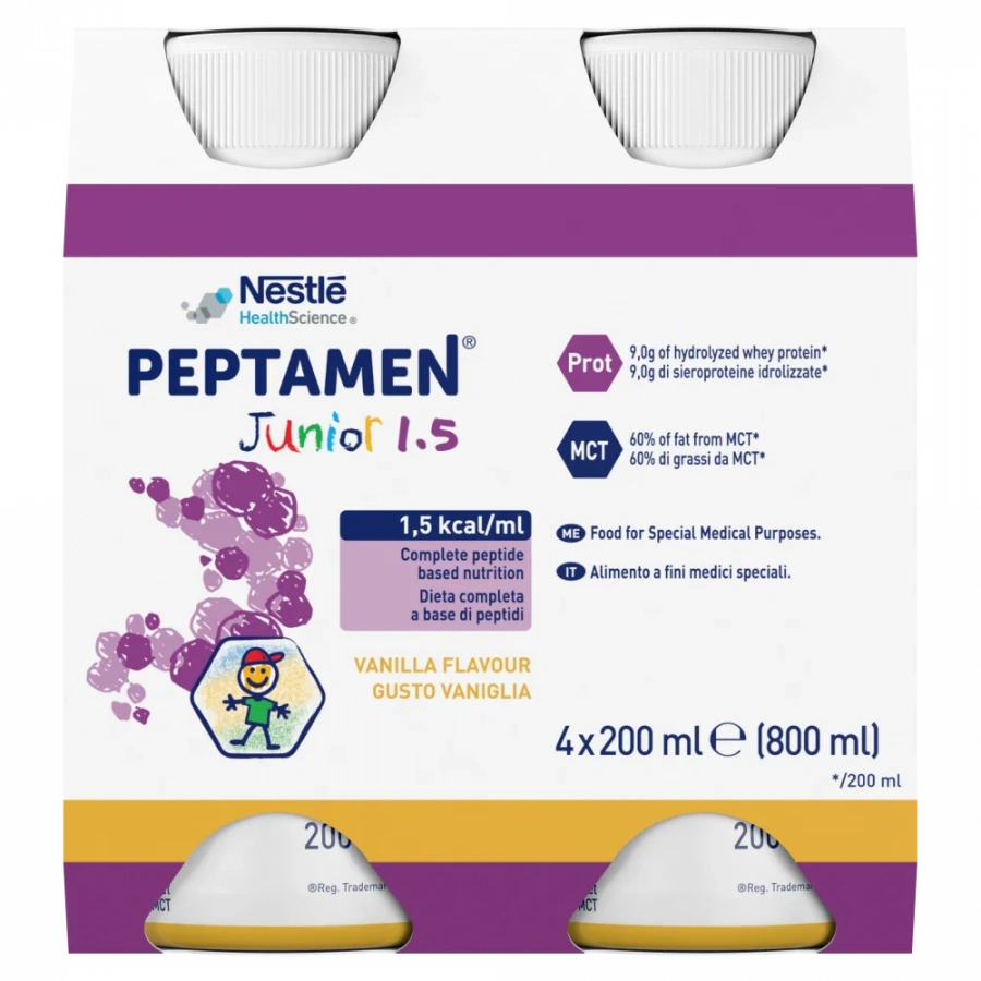 Пептамен Юниор 1.5 с ароматом ванили (4х200мл)