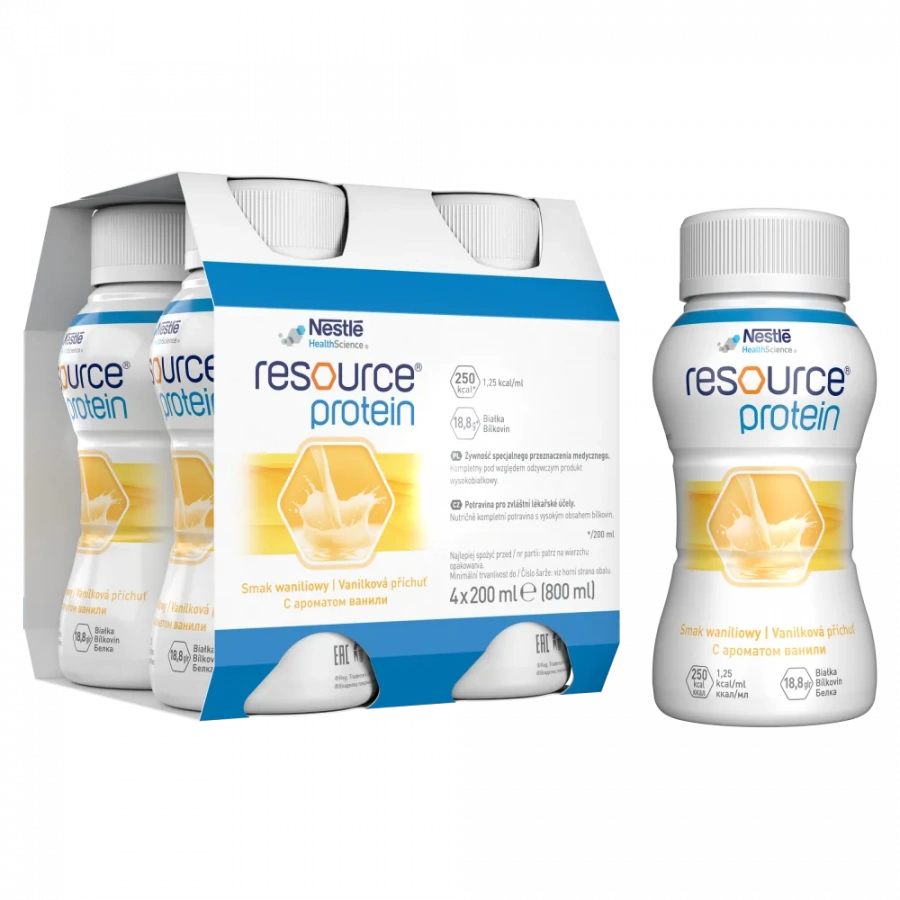 Resource Протеин жидкая смесь со вкусом ванили 200 мл