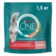 Сухой корм Purina ONE® для стерилизованных кошек и кастрированных котов, с высоким содержанием лосося и пшеницей, Пакет, 1,5 кг